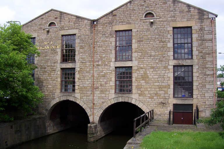 Bridge Warehouse At East End Of Leeds-Liverpool Canal Basin