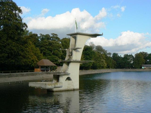 Coate Water Diving Platform