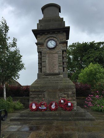 The War Memorial Clock Tower in Hinderwell