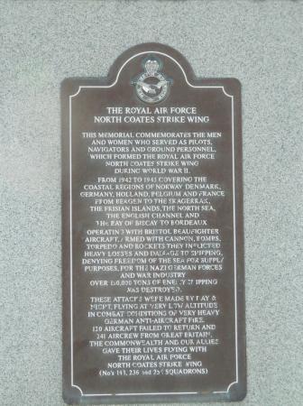 RAF North Coates Strike Wing Memorial